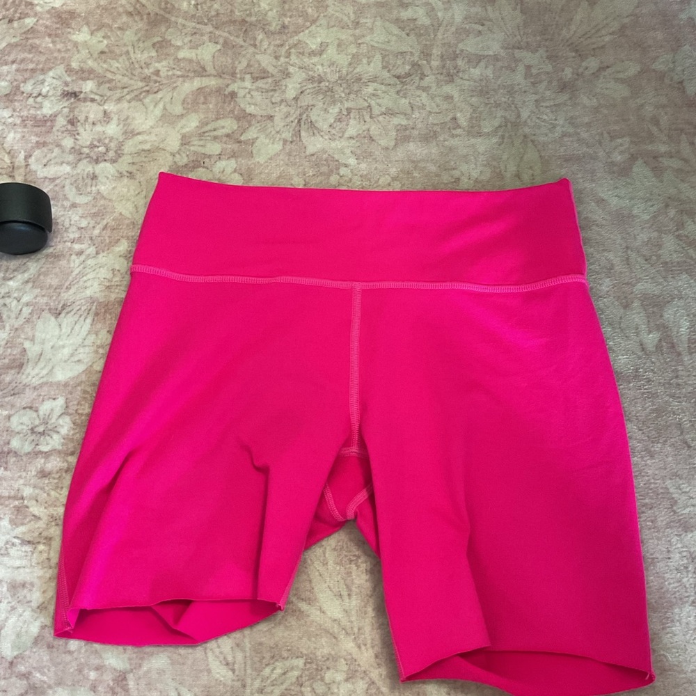 Fabletics Vibrant Pink Bike Shorts